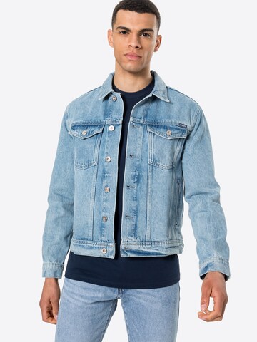 Superdry Tussenjas 'HIGHWAY' in Blauw: voorkant