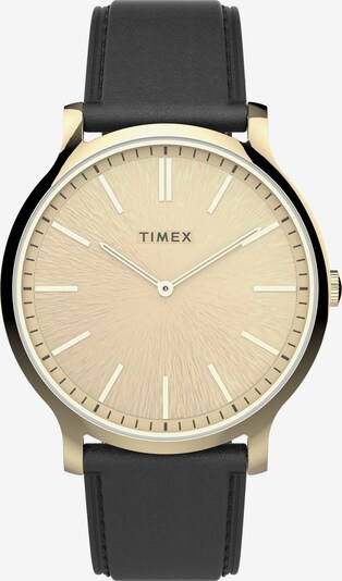 TIMEX Analog Watch ' Gallery City Collection ' in Gold / Black, Item view