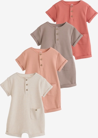 Next Strampler in Braun: Vorderseite