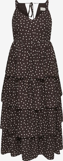 KAFFE CURVE Summer Dress 'KCLory' in 44 in Chocolate / White, Item view