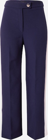 River Island Regular Pleat-Front Pants in Blue: front