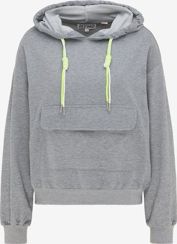 myMo ATHLSR Athletic Sweatshirt in Grey: front