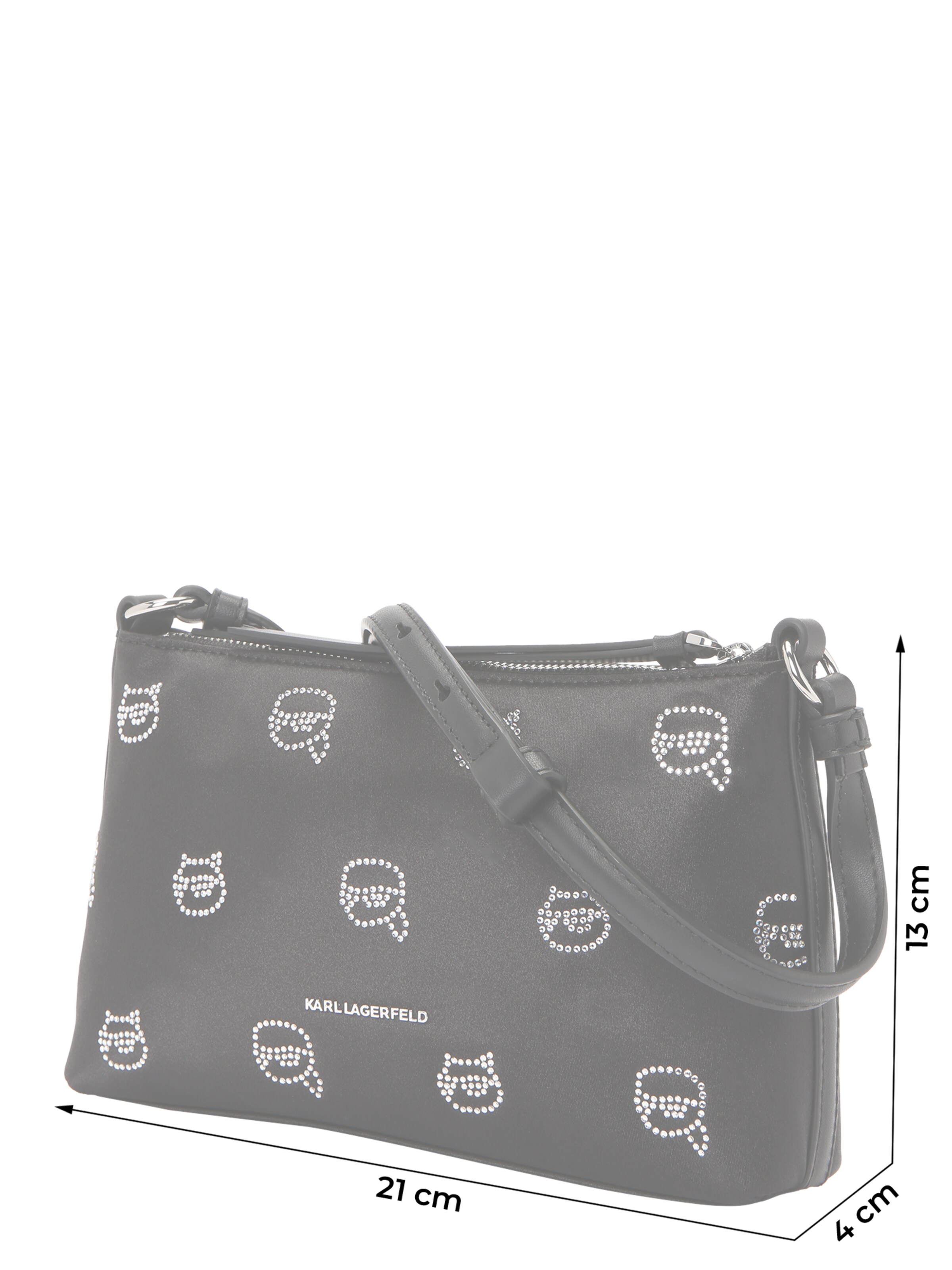 Karl Lagerfeld Õlakott 'IKONIK 2.0', värv must