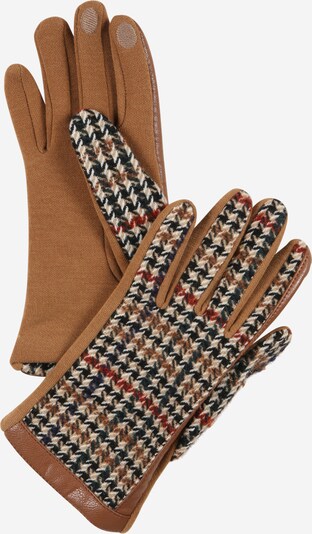 ESPRIT Fingerhandschuhe in beige / karamell / rot / schwarz / weiß, Produktansicht