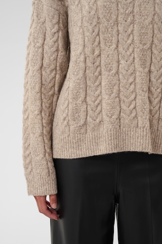 Pull-over 'Dalia' SOAKED IN LUXURY en marron