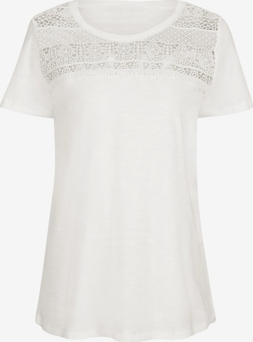 T-shirt Linea Tesini by heine en blanc : devant