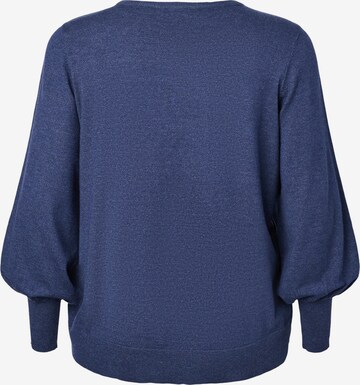 Zizzi Pullover 'ELLA' in Blau