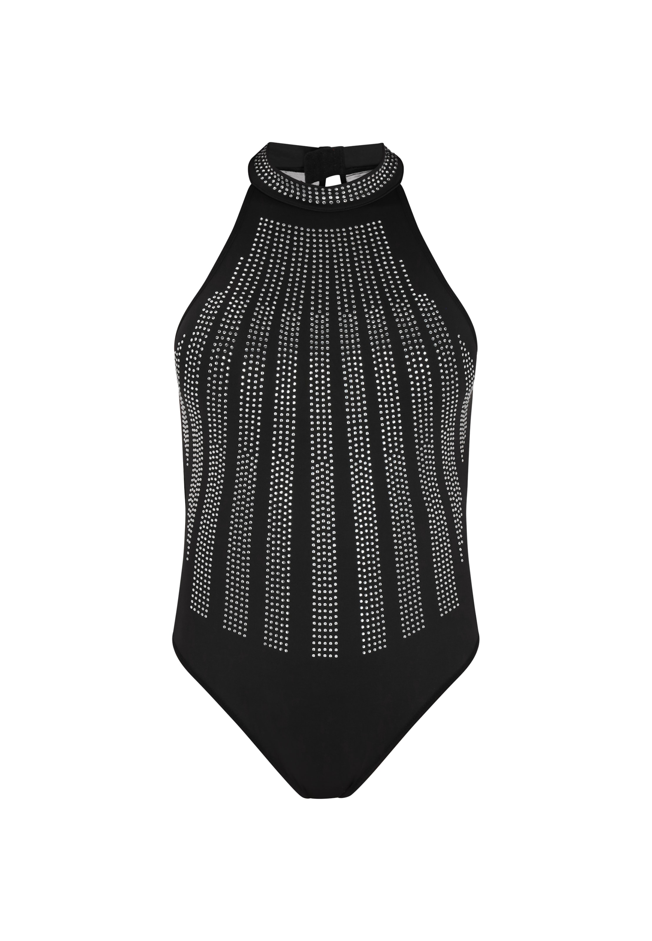 NAEMI Shirtbody 'Fashion Look' i sort / sølv, Produktvisning