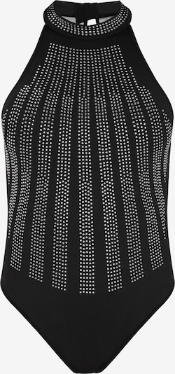 NAEMI Bodi majica 'Fashion Look' u crna / srebro, Pregled proizvoda