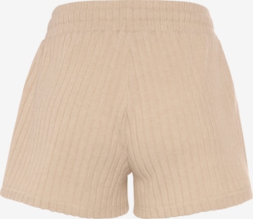 Regular Pantalon LASCANA en beige