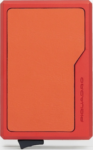 Porte-monnaies Piquadro en orange : devant