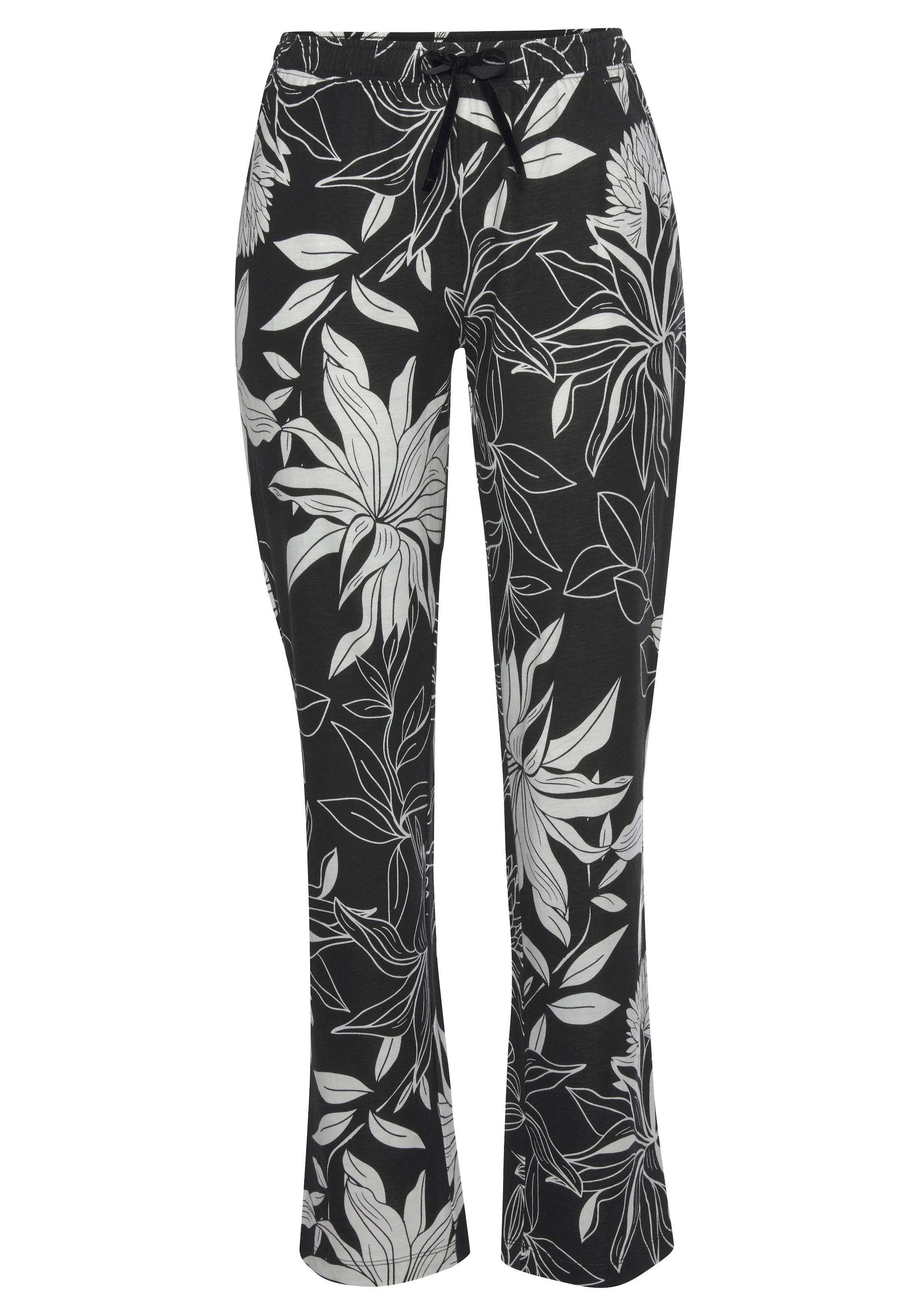 LASCANA Pajama pants in Black: front