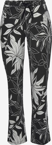 Pantalon de pyjama LASCANA en noir : devant