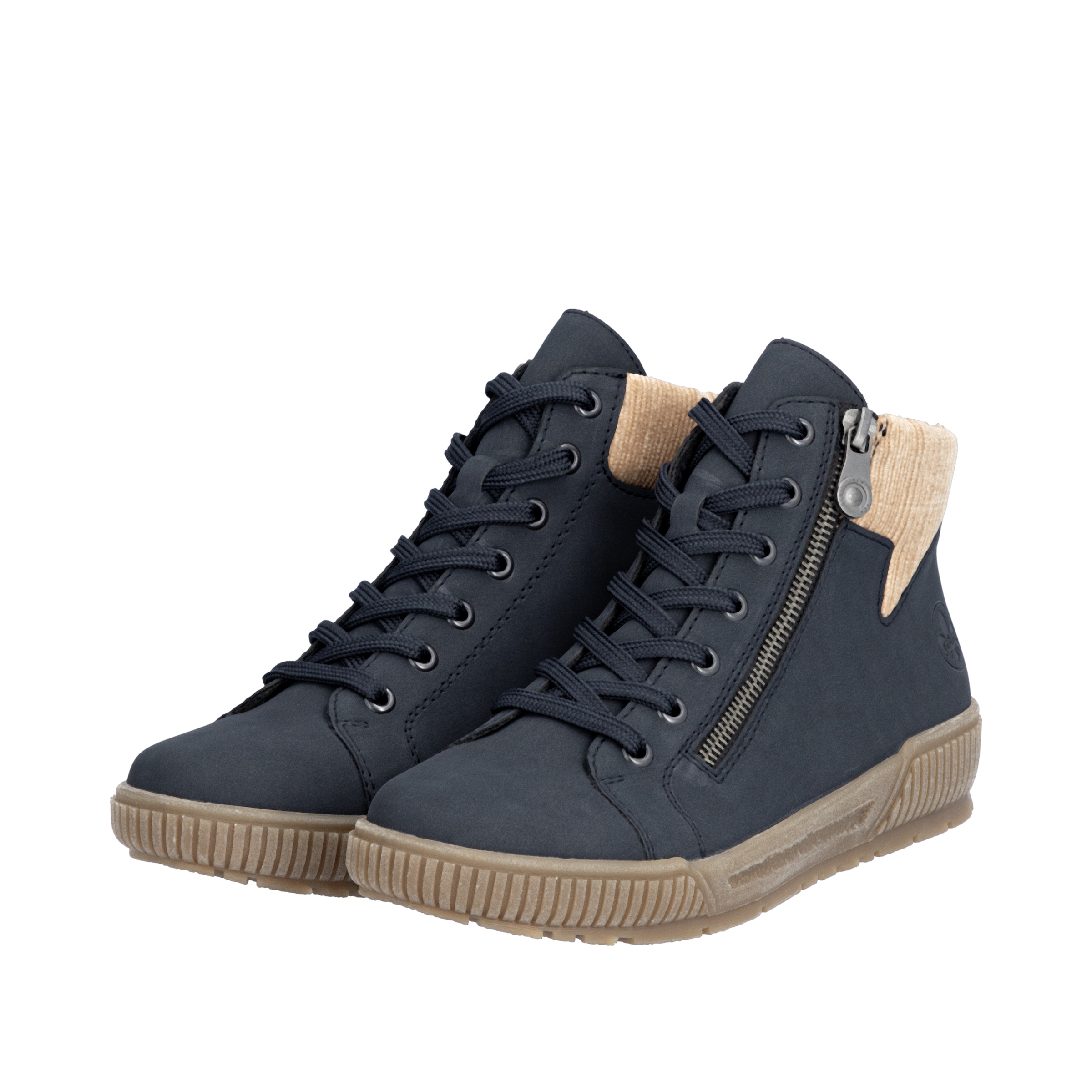 Bottes à lacets 'N0709' Rieker en bleu