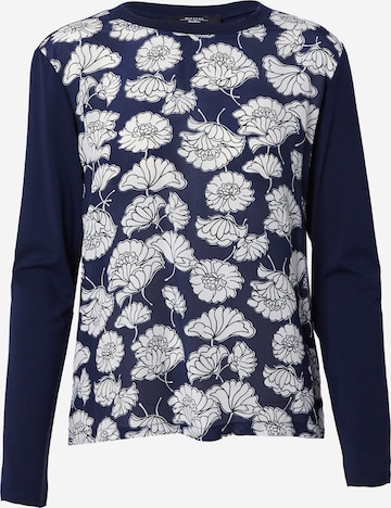 Weekend Max Mara - Camisa 'CALAMAI' em azul: frente