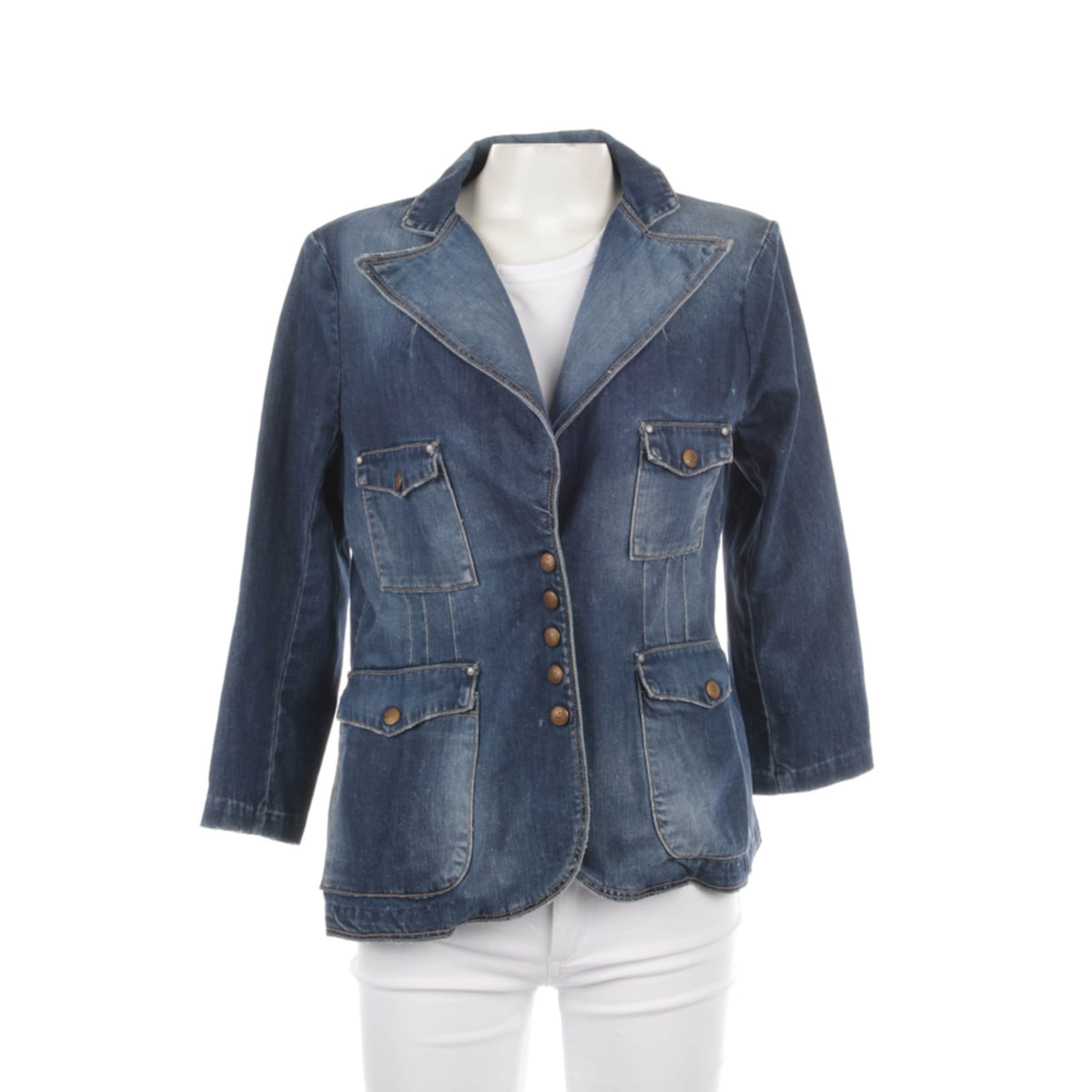 Goldsign Blazer S in Blau: Vorderseite