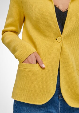 Cardigan Peter Hahn en jaune