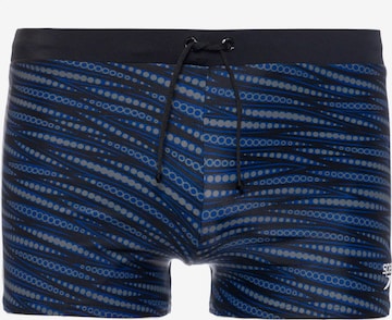 SPEEDO Athletic Swim Trunks 'Valmilton' in Black: front