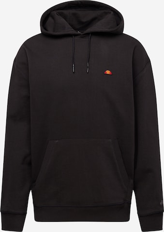 ELLESSE Sweatshirt 'Caldine' in Zwart: voorkant