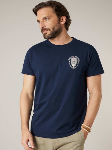 T-Shirt 'DEKARI' Deeluxe en bleu : devant