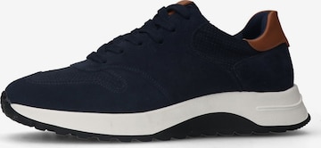 Baskets basses MANFIELD en bleu : devant