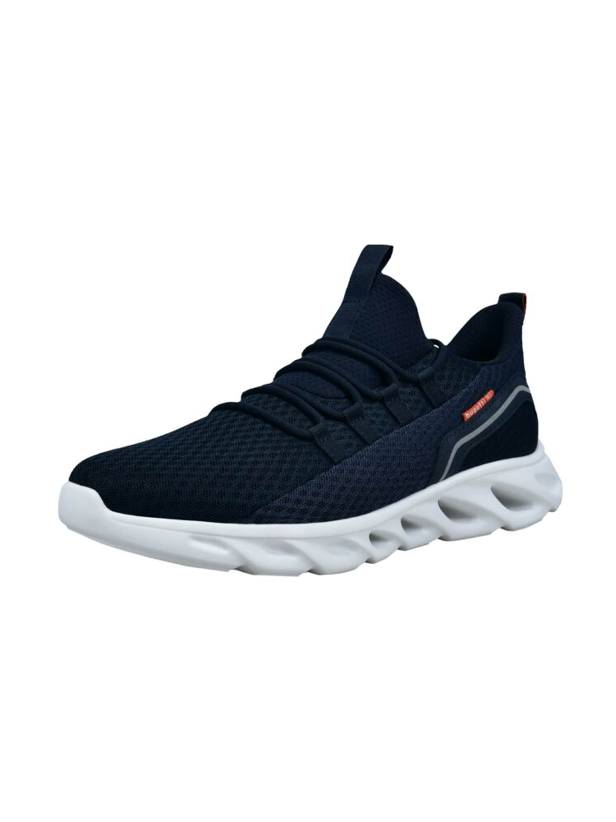 Sneaker low de la bugatti pe albastru: față