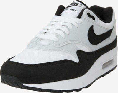 Nike Sportswear Zemie brīvā laika apavi 'Air Max 1', krāsa - melns / balts / dabīgi balts, Preces skats