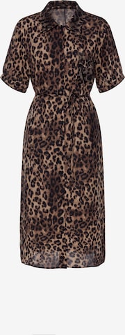 faina Shirt dress in Brown: front