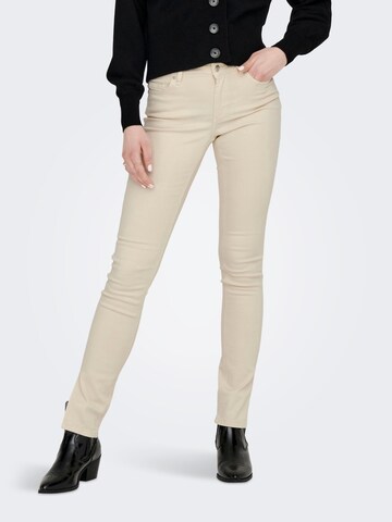 Coupe slim Pantalon 'Blush' ONLY en gris : devant