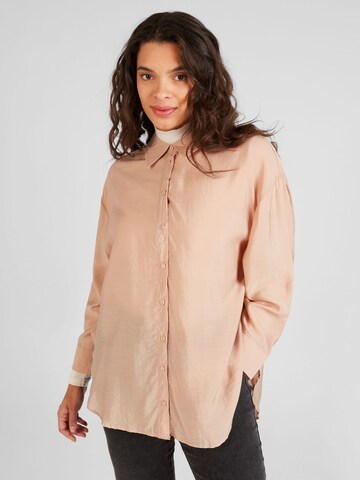 Z-One Bluse 'Ch44iara' in Beige: predná strana