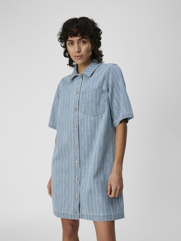 OBJECT Shirt dress in Blue: front