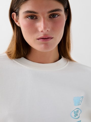 Sweat-shirt ' ' Scalpers en blanc
