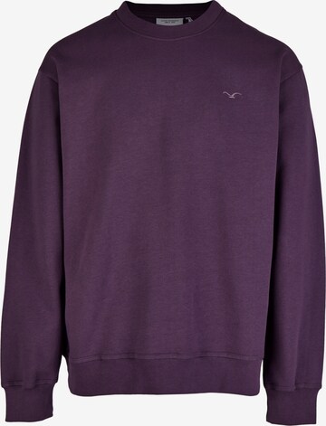 Cleptomanicx Sweatshirt 'Ligull Boxy' in Purple: front