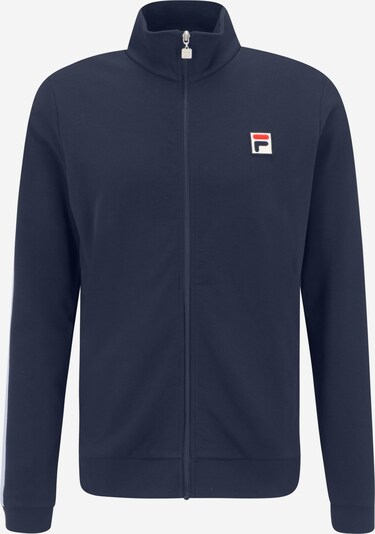 FILA Sweatjakke 'LANGWEDEL' i navy / knaldrød / hvid, Produktvisning