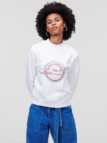 Karl Lagerfeld Sweatshirt i hvid: forside