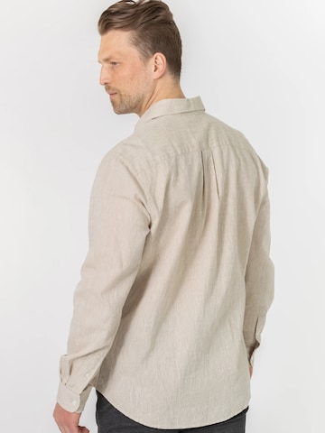 U.S. POLO ASSN. Regular Fit Hemd 'Bolt' in Beige