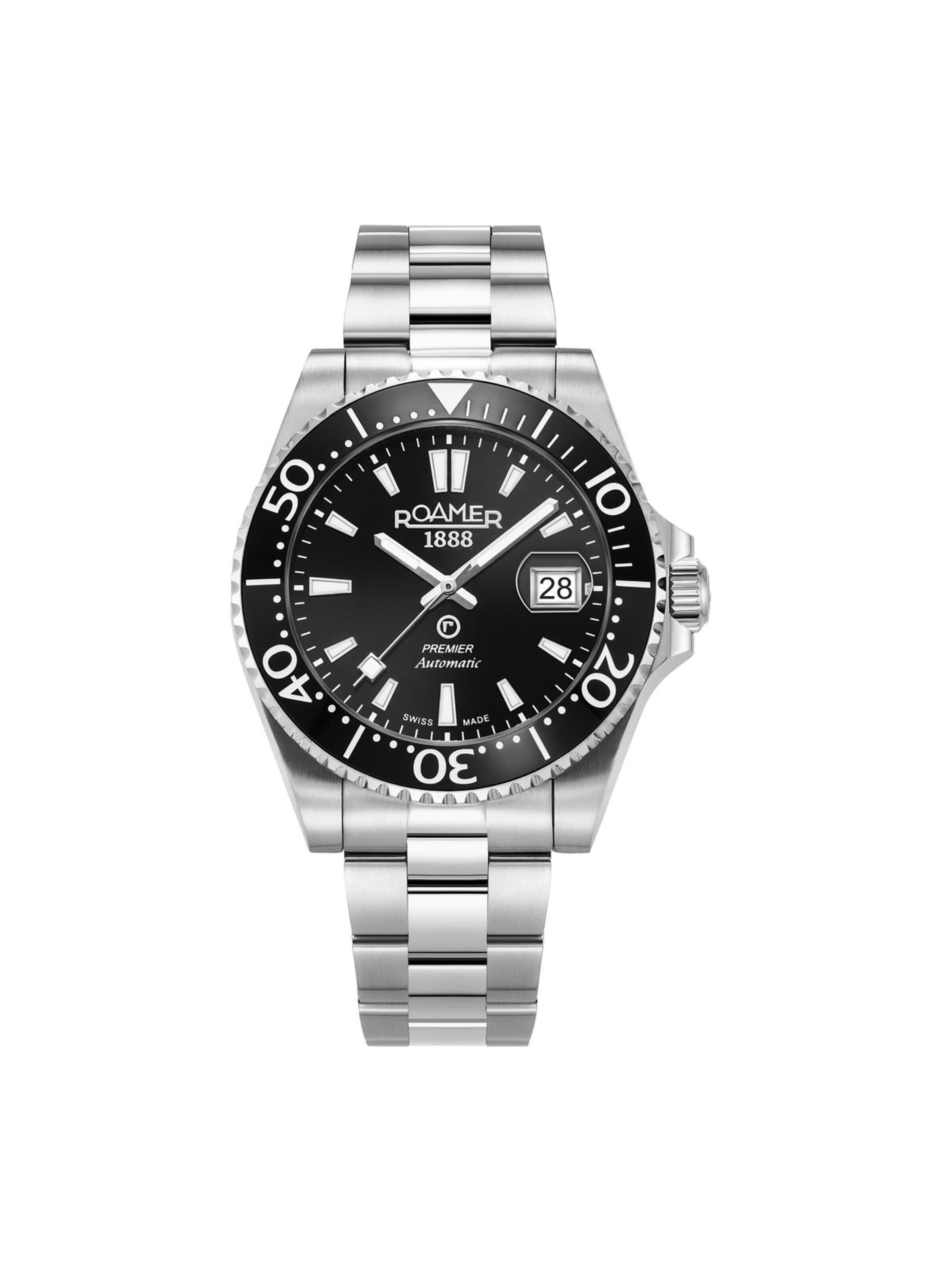 Roamer Analoog horloge 'Premier' in Zwart: voorkant