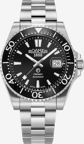 Montre à affichage analogique 'Premier' Roamer en noir : devant