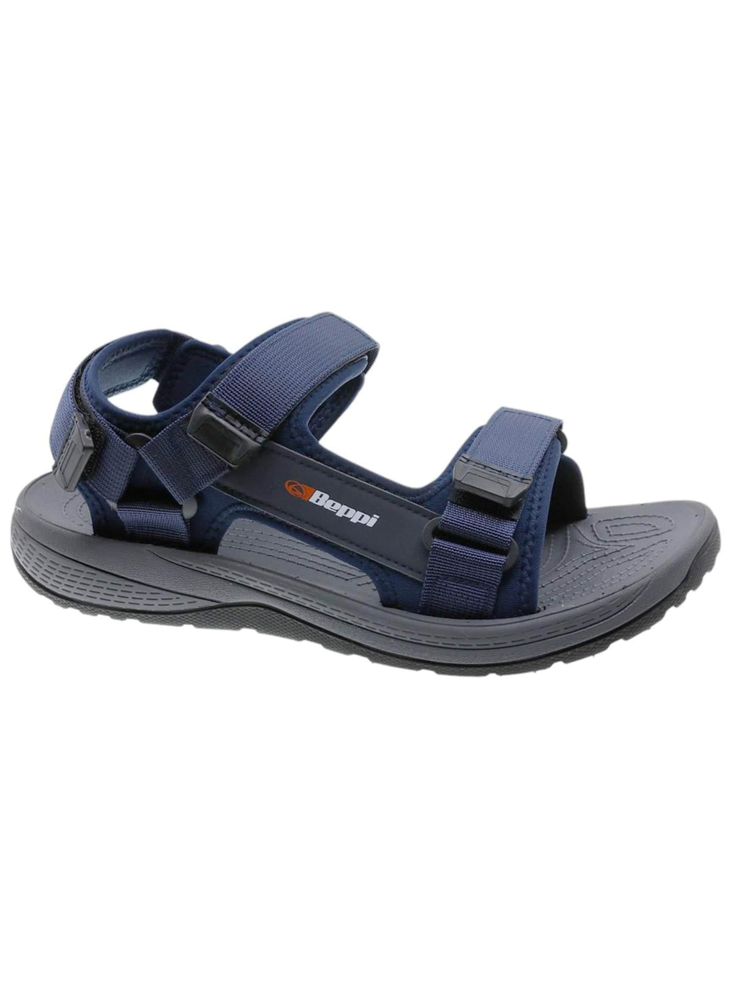 Sandalo di Beppi in blu: frontale