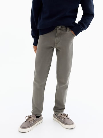 MANGO KIDS Regular Broek 'PERU' in Groen: voorkant