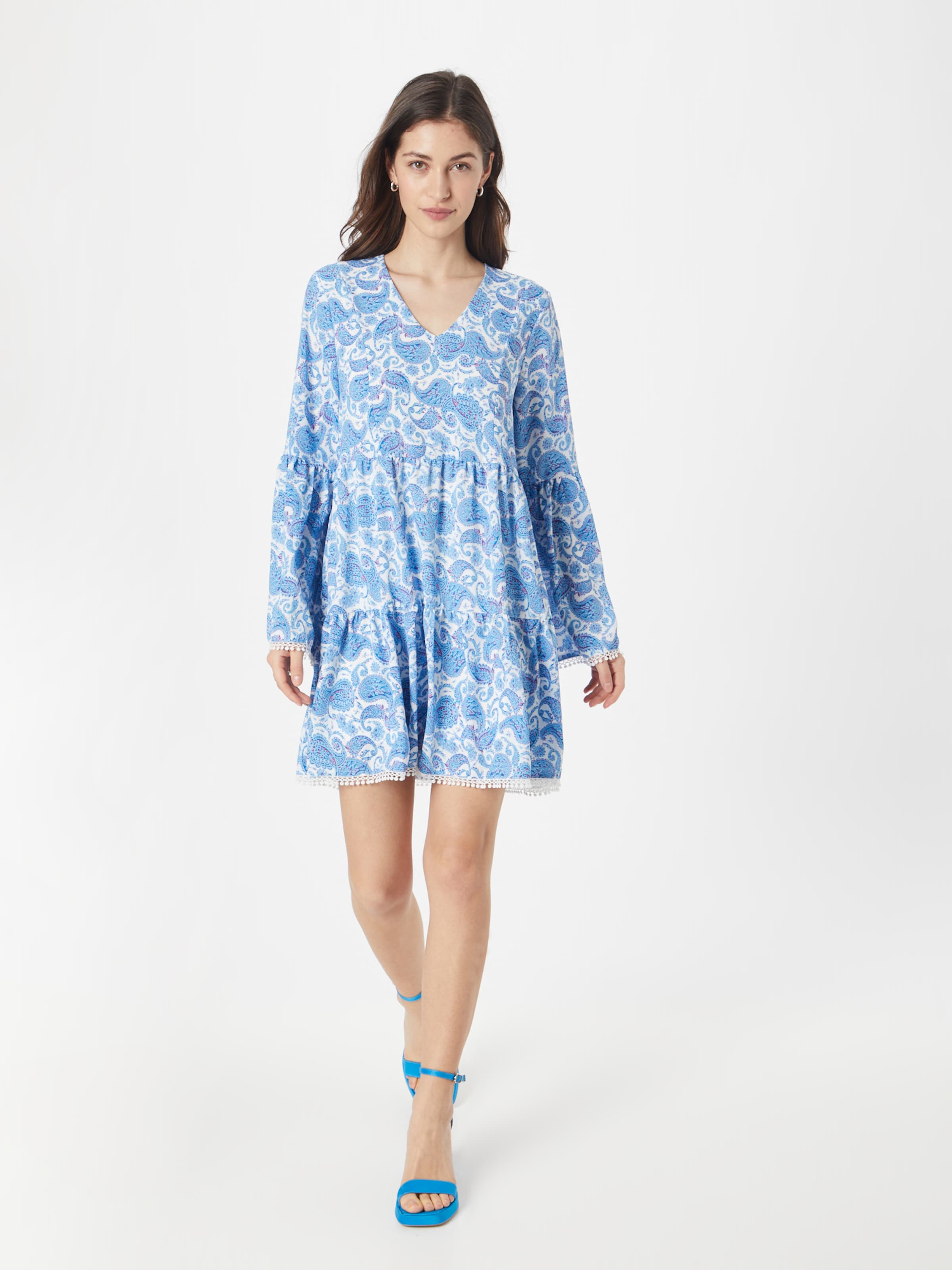 SISTERS POINT Jurk SARA in Blauw ABOUT YOU