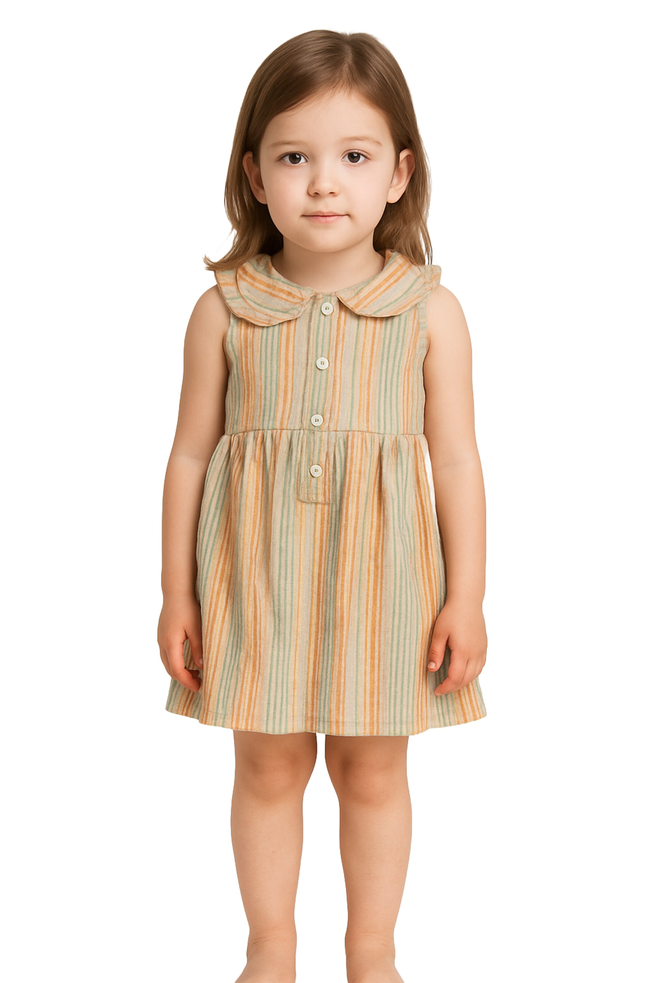 Panço Jurk in Oranje: voorkant