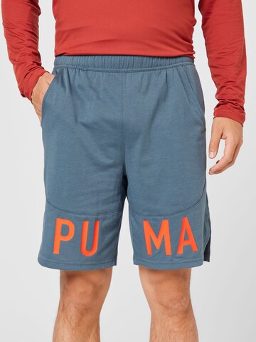 PUMA Regular Workout Pants in Blue