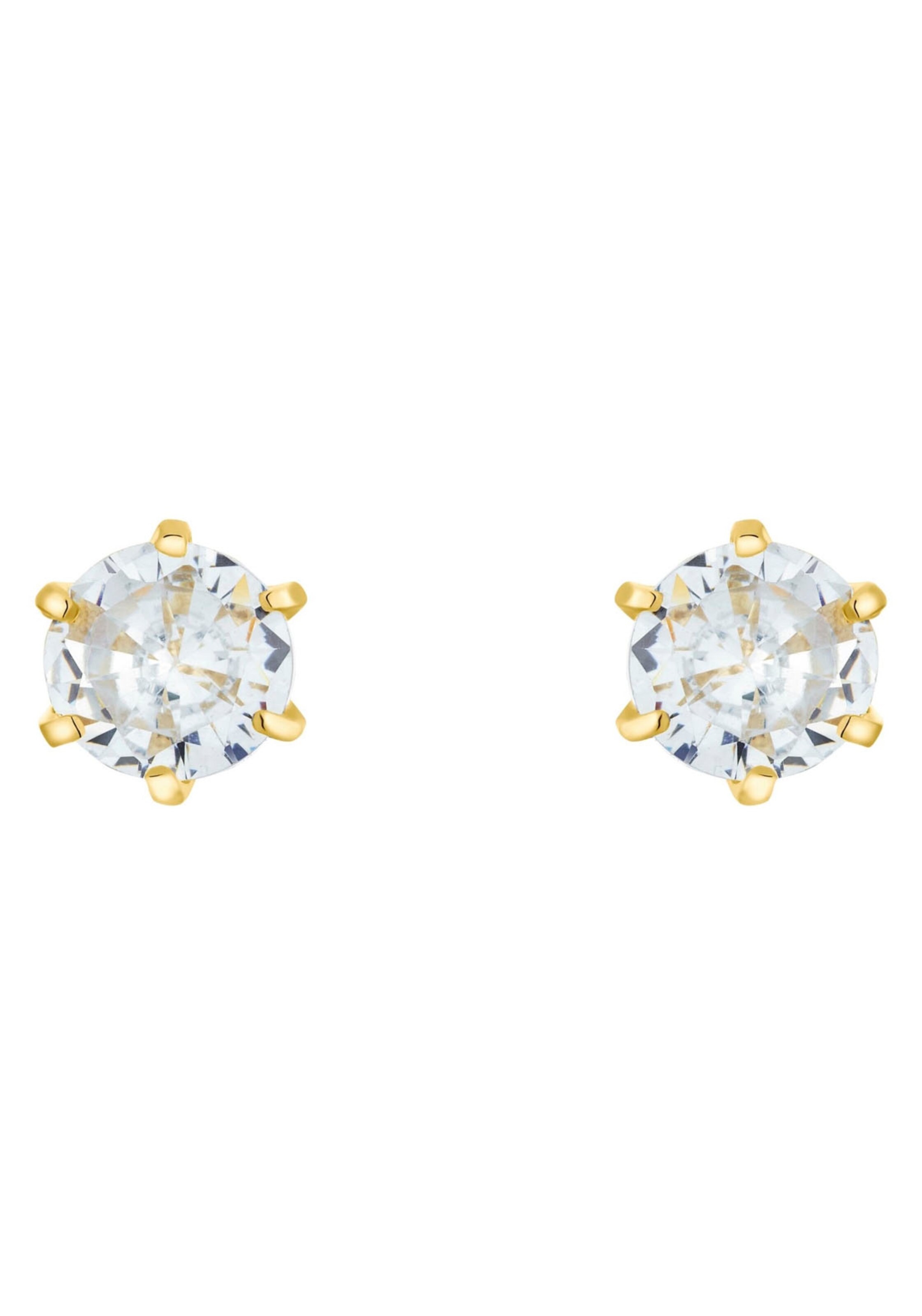 AMOR Earrings in Gold: front