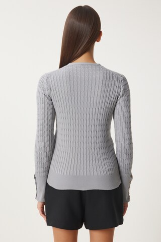 Happiness İstanbul Вязаная кофта в Серый