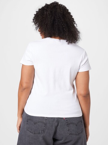 T-shirt 'PL SS Baby Tee' Levi's® Plus en blanc