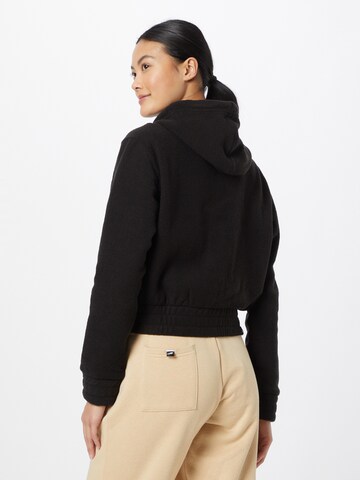 PUMA Athletic Zip-Up Hoodie in Black