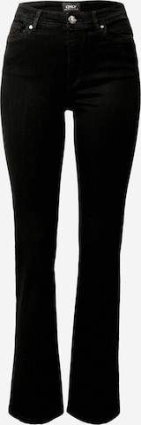 ONLY Flared Jeans 'Wauw' in Black: front