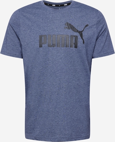 PUMA Camiseta funcional en azul moteado / negro, Vista del producto