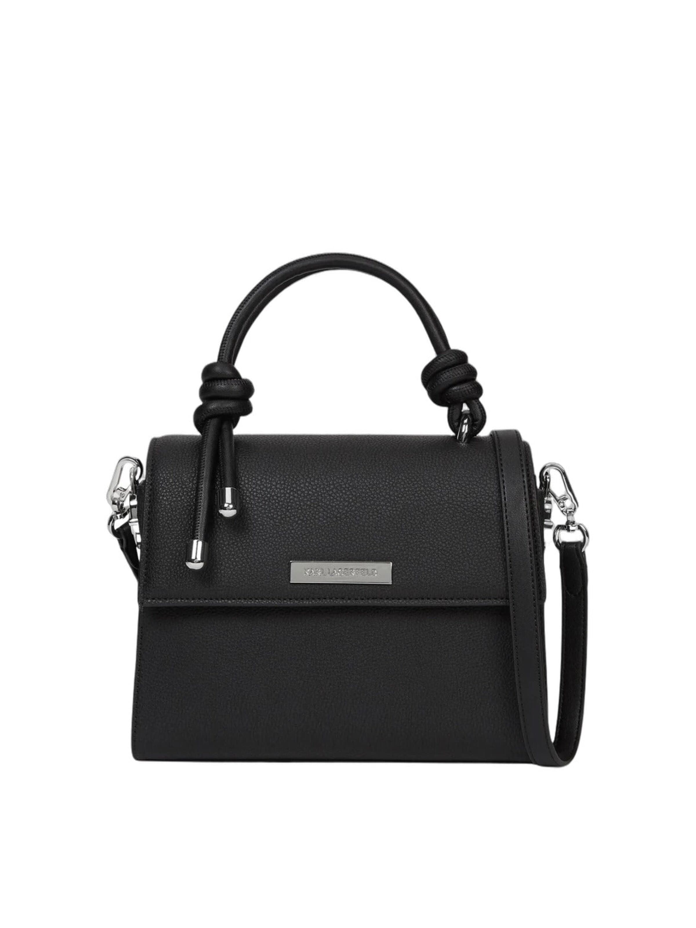 Karl Lagerfeld Käsilaukku 'Karl Lagerfeld Sac Bandoulière Ikon Satchel Noir' koossa One Size värissä musta, Tuotenäkymä